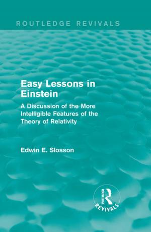 Cover of the book Routledge Revivals: Easy Lessons in Einstein (1922) by Syed R. Qasim, Guang Zhu