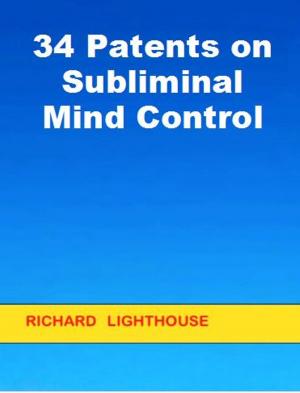 Book cover of 34 Patents on Subliminal Mind Control