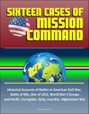 Cover of the book Sixteen Cases of Mission Command: Historical Accounts of Battles in American Civil War, Battle of Nile, War of 1812, World War II Europe and Pacific, Corregidor, Sicily, Iraq War, Afghanistan War by Doreen Pfost