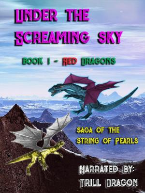Book cover of Under the Screaming Sky Book 1 Red Dragons