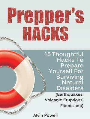 Cover of the book Prepper's Hacks: 15 Thoughtful Hacks To Prepare Yourself For Surviving Natural Disasters (Earthquakes, Volcanic Eruptions, Floods, etc) by Arthur Palmer