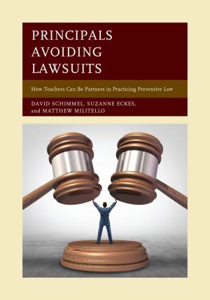 Cover of the book Principals Avoiding Lawsuits by Cristina Ansuini