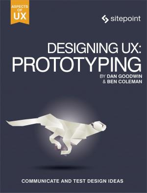 Cover of the book Designing UX: Prototyping by Rachel Andrew