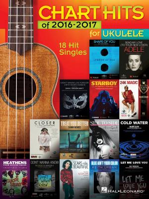 Cover of the book Chart Hits of 2016-2017 for Ukulele by Alain Boublil, Claude-Michel Schonberg