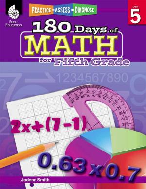 Book cover of 180 Days of Math for Fifth Grade: Practice, Assess, Diagnose