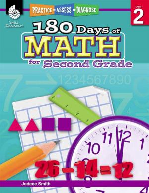 Cover of the book 180 Days of Math for Second Grade: Practice, Assess, Diagnose by Hallie Kay Yopp, Ruth Helen Yopp, Ashley Bishop