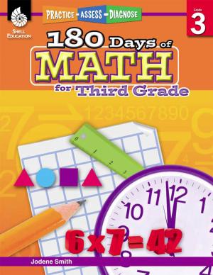 Cover of the book 180 Days of Math for Third Grade: Practice, Assess, Diagnose by Brod Bagert, Timothy Rasinski