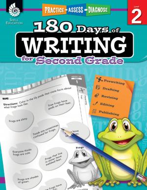 Cover of the book 180 Days of Writing for Second Grade: Practice, Assess, Diagnose by Cintia Roman-Garbelotto, Valentina Garbelotto