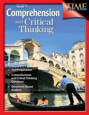 Book cover of Comprehension and Critical Thinking Grade 4