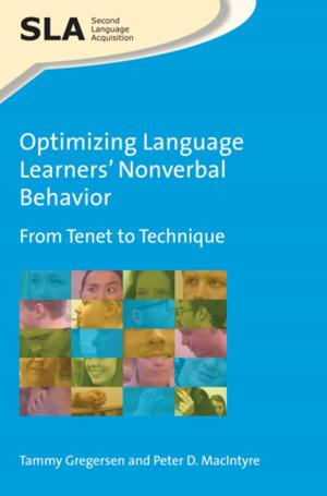Cover of the book Optimizing Language Learners Nonverbal Behavior by Chimbutane, Feliciano