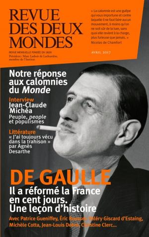 Book cover of Revue des Deux Mondes avril 2017