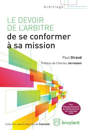 Book cover of Le devoir de l'arbitre de se conformer à sa mission