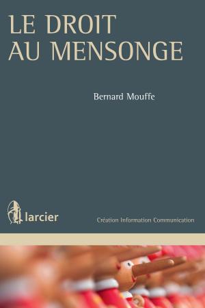 Cover of the book Le droit au mensonge by Melchior Wathelet, Jonathan Wildemeersch