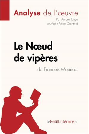 Cover of the book Le Noeud de vipères de François Mauriac (Analyse de l'oeuvre) by Isabelle Consiglio, Erika de Gouveia, lePetitLitteraire