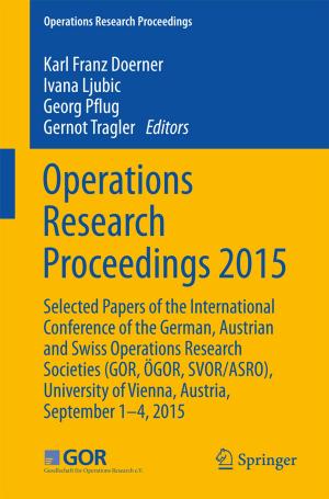 Cover of the book Operations Research Proceedings 2015 by Uwe Winkelhake