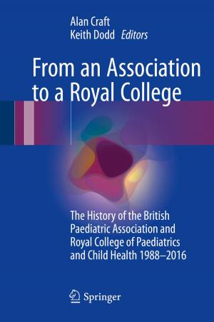 Cover of the book From an Association to a Royal College by Fumio Hiai, Dénes Petz