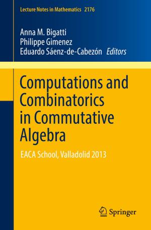Cover of the book Computations and Combinatorics in Commutative Algebra by Patrícia Muniz de Medeiros, Marcelo Alves Ramos, Washington Soares Ferreira Júnior, Ulysses Paulino Albuquerque