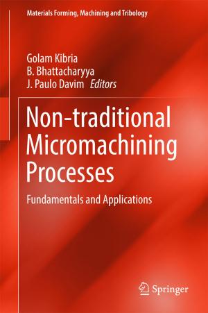 Cover of the book Non-traditional Micromachining Processes by Jairo José da Silva