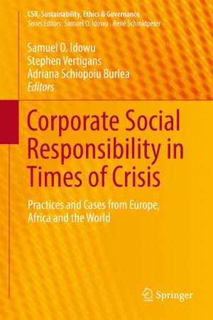 Cover of the book Corporate Social Responsibility in Times of Crisis by Peter Lake, Robert Drake