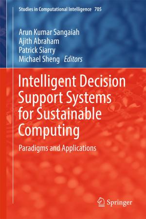 Cover of the book Intelligent Decision Support Systems for Sustainable Computing by Francesca Romana Ammaturo