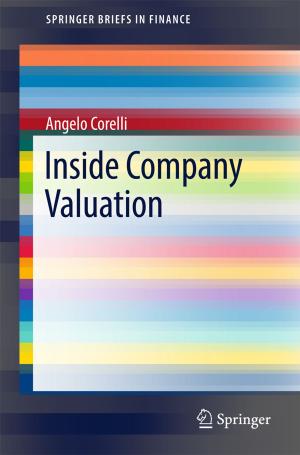 Cover of the book Inside Company Valuation by Alex Mourmouras, Peter C. Rangazas, Sibabrata Das