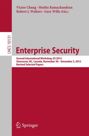 Cover of the book Enterprise Security by Ajay Giri Prakash Kottapalli, Mohsen Asadnia, Jianmin Miao, Michael S. Triantafyllou