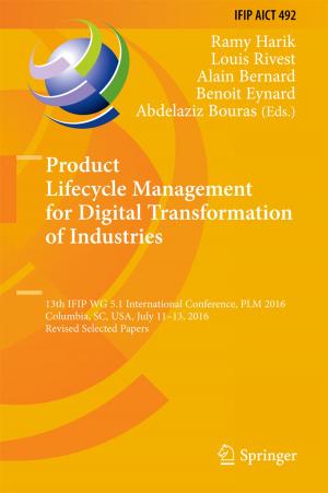 Cover of the book Product Lifecycle Management for Digital Transformation of Industries by Ziyan Wu