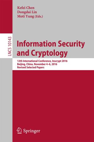 Cover of the book Information Security and Cryptology by Ellen R. Feingold