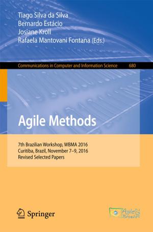 Cover of the book Agile Methods by María Ángela Pampillón Arce