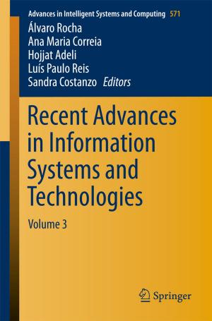 Cover of the book Recent Advances in Information Systems and Technologies by Mauro Carfora, Annalisa Marzuoli