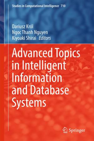 Cover of Advanced Topics in Intelligent Information and Database Systems