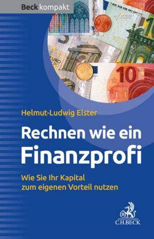 Cover of the book Rechnen wie ein Finanzprofi by Hans-Ulrich Thamer