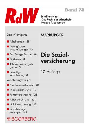 Cover of the book Die Sozialversicherung by Wolfgang Hamann, Christiane Siemes, Axel Kokemoor