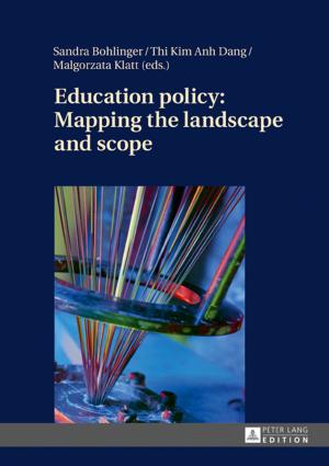 Cover of the book Education policy: Mapping the landscape and scope by Michaela Mühlmann