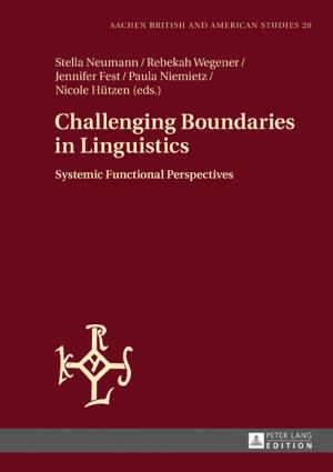 Cover of the book Challenging Boundaries in Linguistics by Martin Gerig