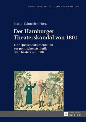 Cover of the book Der Hamburger Theaterskandal von 1801 by Cécilia Bernez