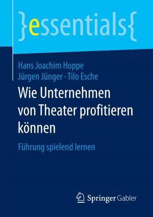 Cover of the book Wie Unternehmen von Theater profitieren können by Eric J. Guignard