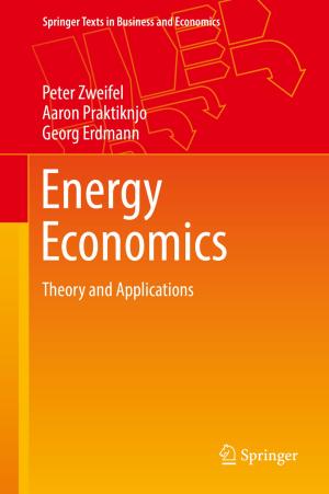 Cover of the book Energy Economics by Gerrit Heinemann, Christian Gaiser