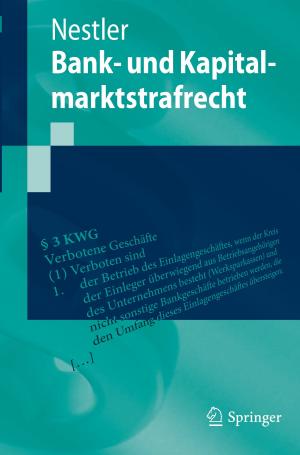 Cover of the book Bank- und Kapitalmarktstrafrecht by Marise Heyns
