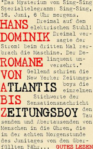 Cover of the book Romane von Atlantis bis Zeitungsboy by Jörg Sieweck