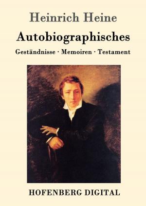 Cover of the book Autobiographisches by Klabund