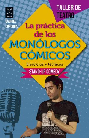 Book cover of La práctica de los monólogos cómicos