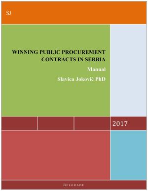Cover of the book Winning Public Procurement Contracts in Serbia by Phil Sanders