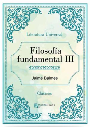 Cover of Filosofía fundamental III