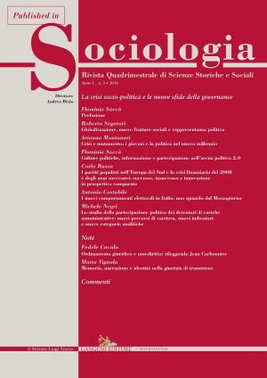 Cover of the book Crisi e mutamento: i giovani e la politica nel nuovo millennio by Paolo Gomarasca, Francesco Botturi