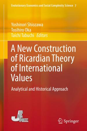 Cover of the book A New Construction of Ricardian Theory of International Values by 