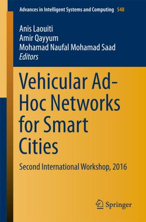 Cover of the book Vehicular Ad-Hoc Networks for Smart Cities by Yoko Iwasaki