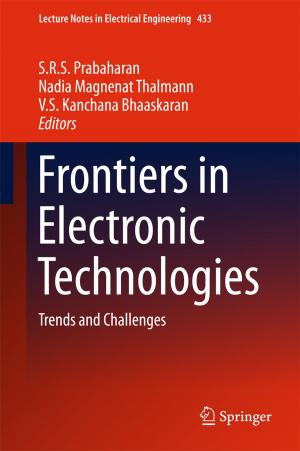 Cover of the book Frontiers in Electronic Technologies by Elizabeth Warren, Jodie Miller