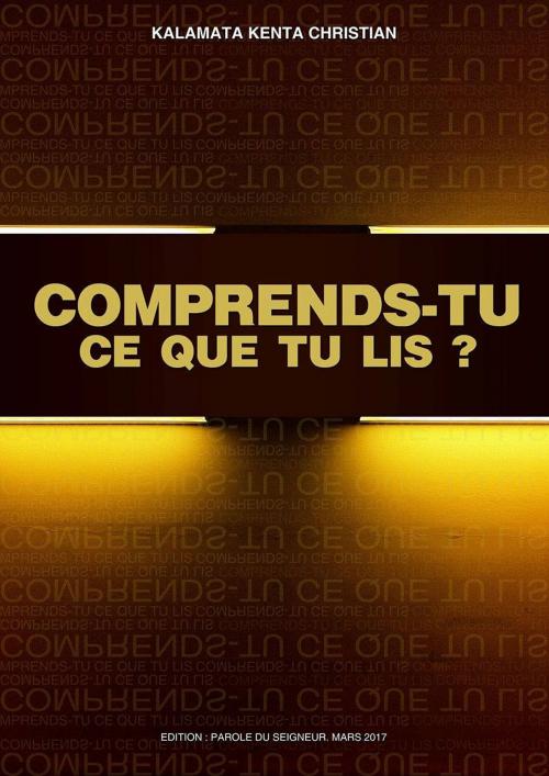 Cover of the book COMPRENDS-TU CE QUE TU LIS? by Christian kalamata kenta, MIRA KALAMATA