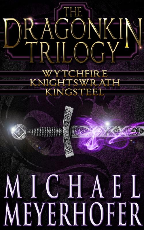Cover of the book The Dragonkin Trilogy by Michael Meyerhofer, Red Adept Publishing